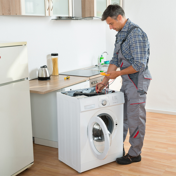 can you walk me through the steps of troubleshooting my washer issue in Caldwell County KY